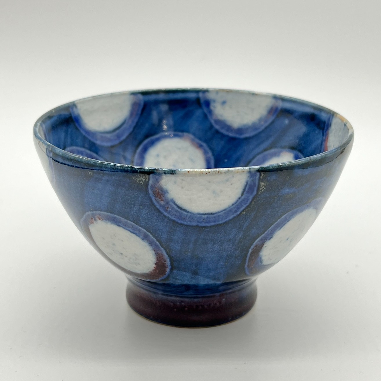 Olive Bowl - Blue Spot by Selborne Pottery