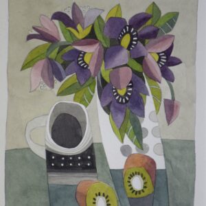 Hellebore and Kiwi