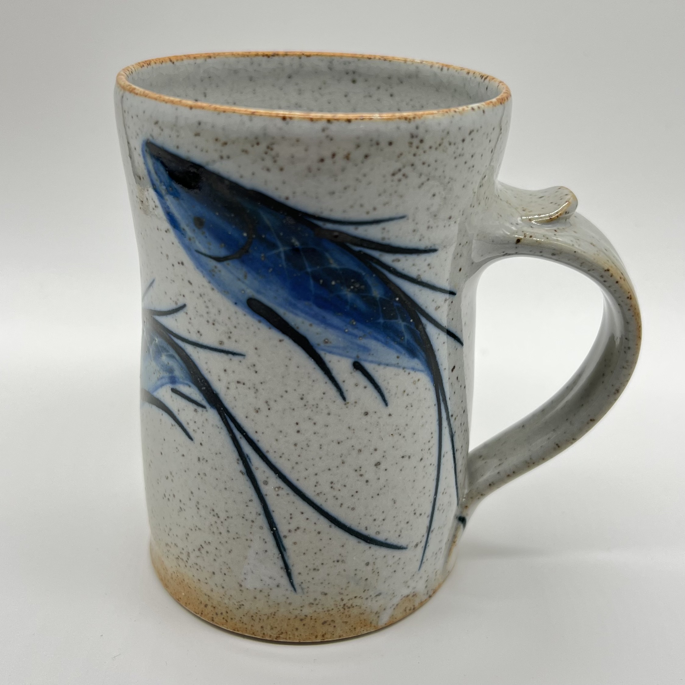 Mug - Blue Fish by Selborne Pottery