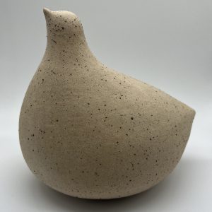Dark rustic Stoneware Bird - Medium
